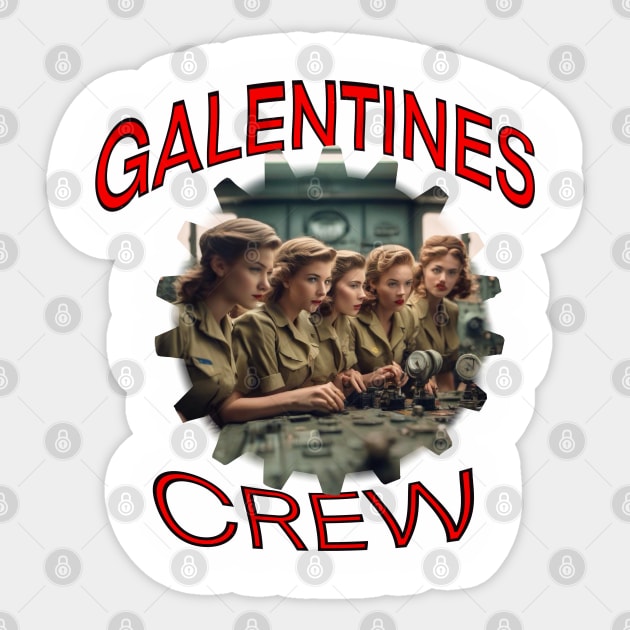 Galentines crew radar girls Sticker by sailorsam1805